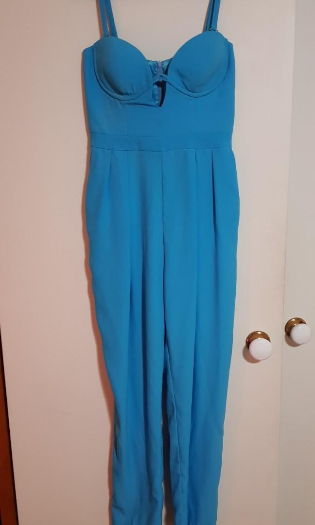 sheike blue jumpsuit