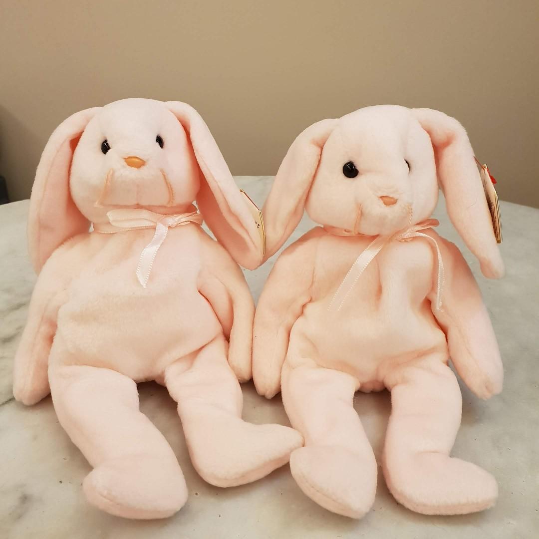 GENUINE TY BEANIE BABY Hoppity The Bunny. 1 Left. Brand new