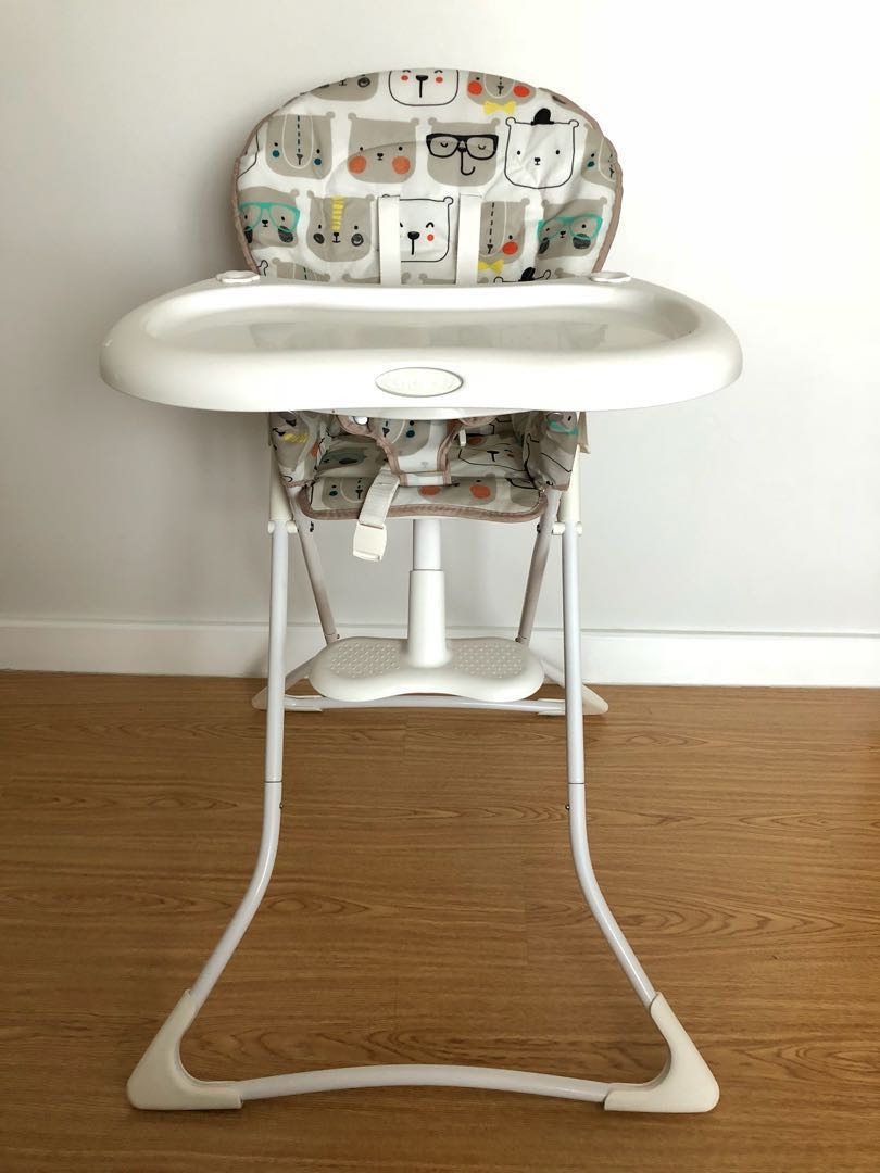 leopard print high chair