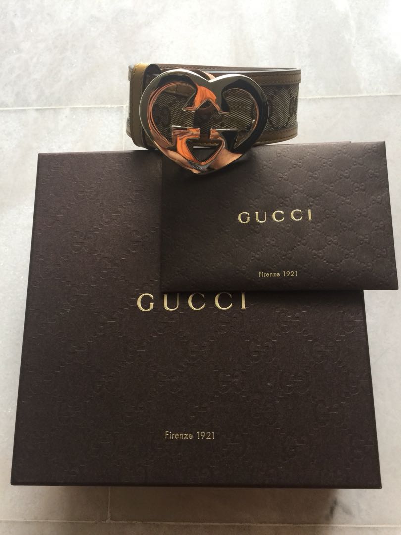 what is a gucci belt made of