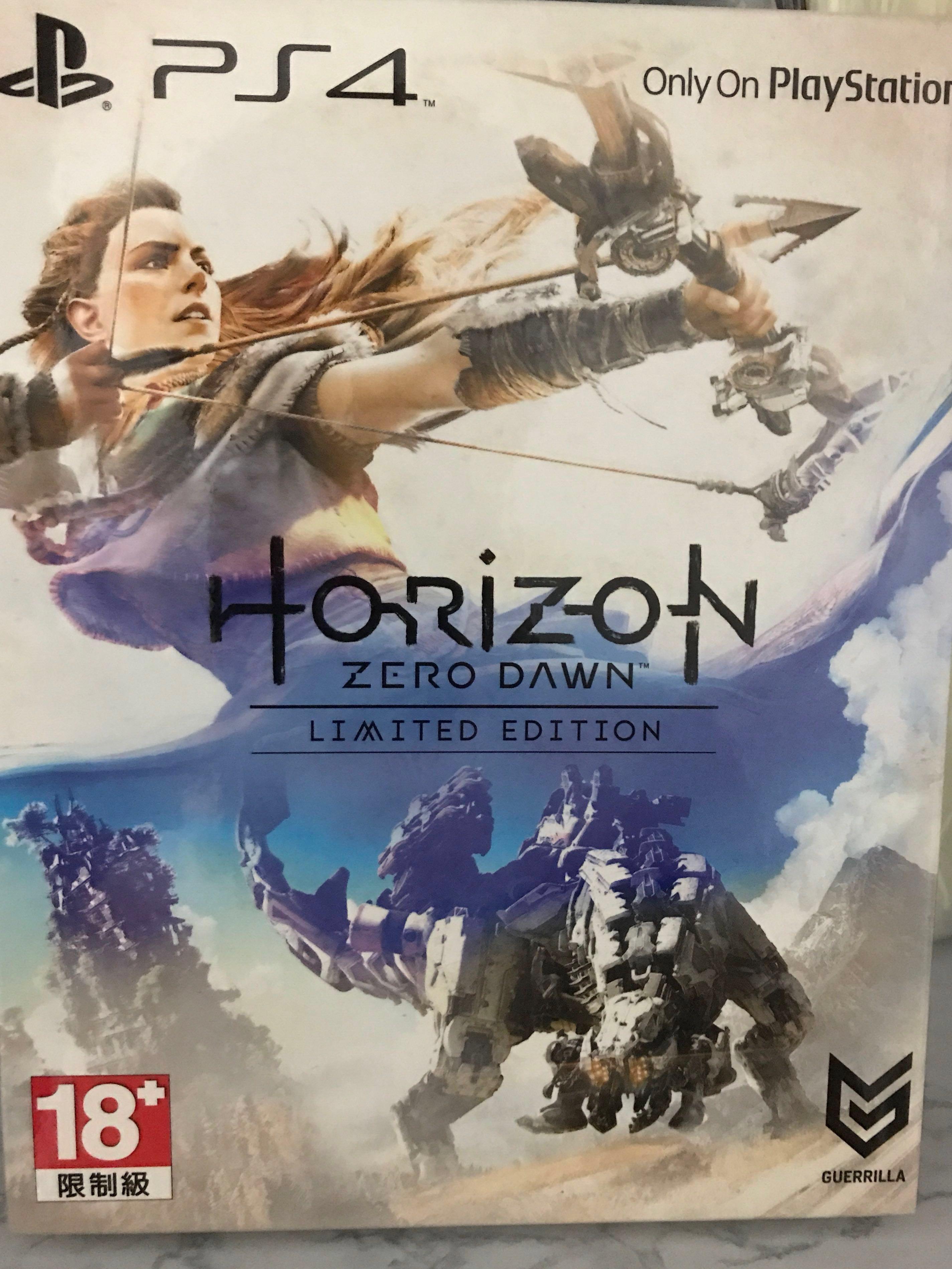 Horizon Zero Dawn Limited Steelbook Edition PS4, Video Gaming, Video