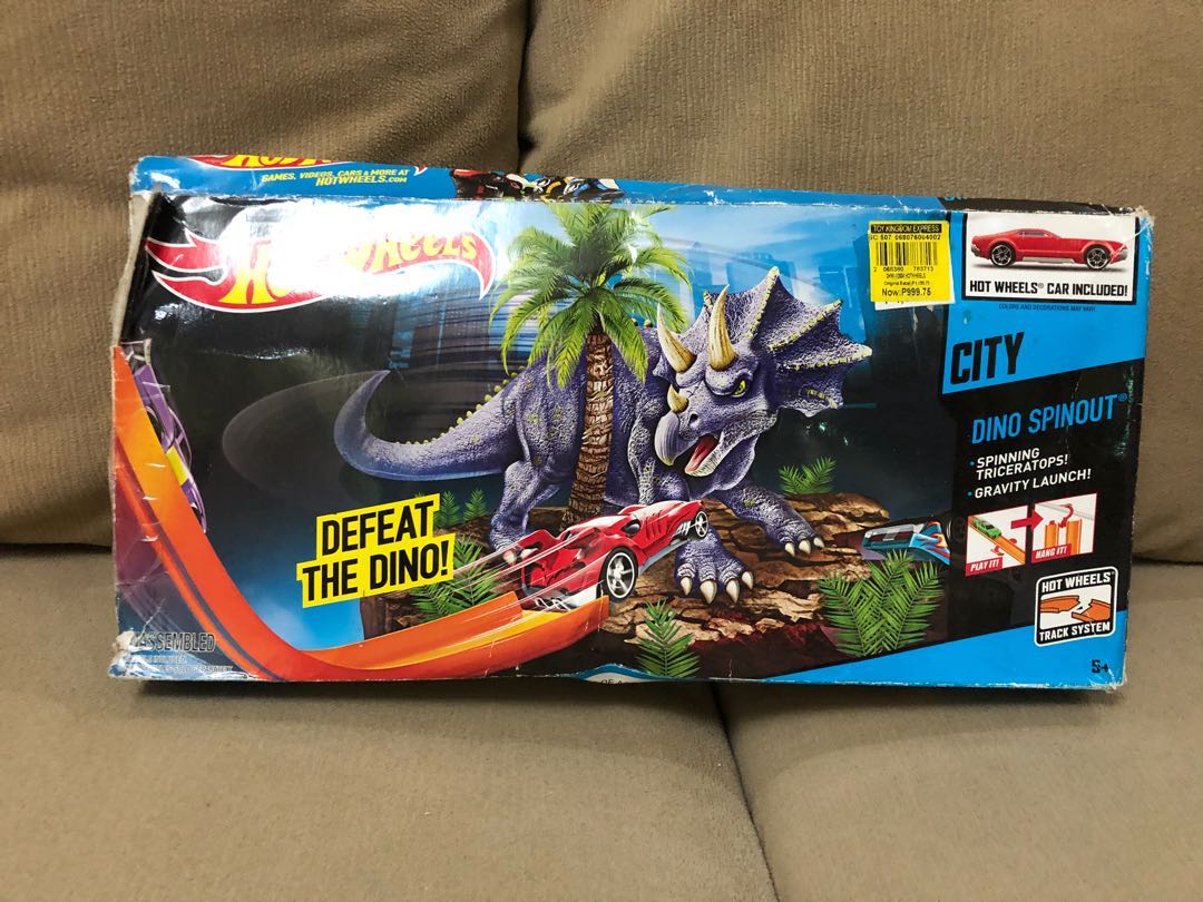 hot wheels dino spinout