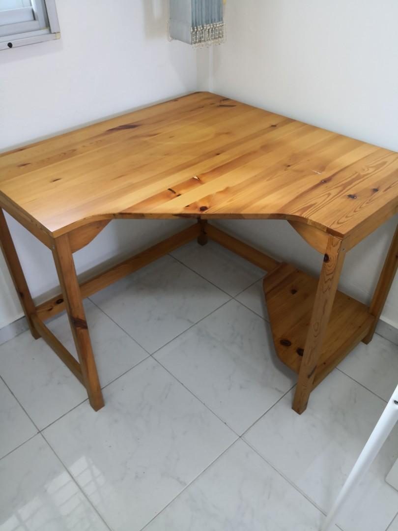 Ikea Corner Table Furniture Tables Chairs On Carousell