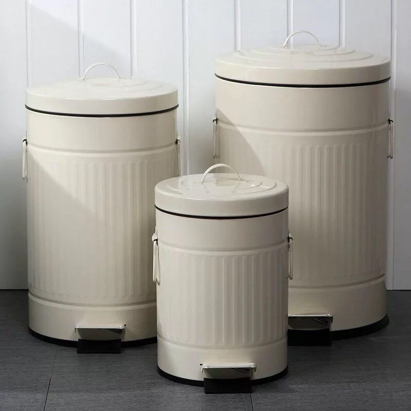 Instock Retro Pedal Trash Bin 5l 12l Furniture Home Decor On Carousell