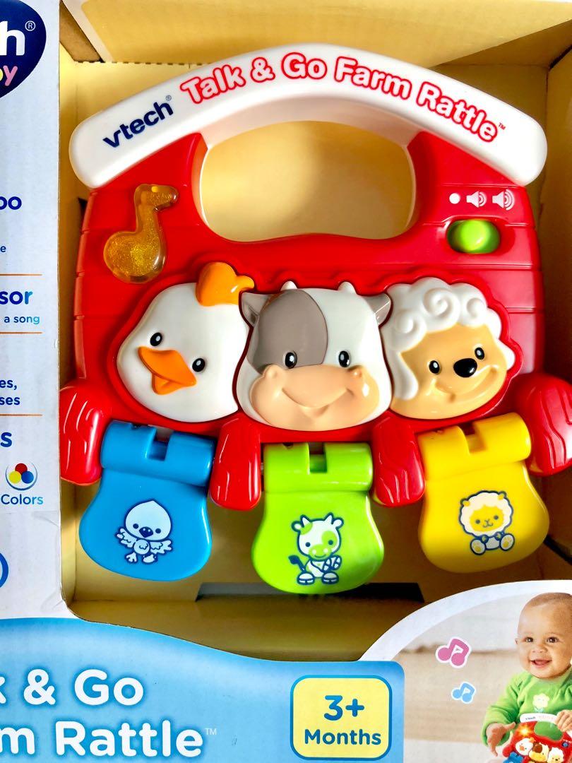 vtech baby talk and go farm rattle