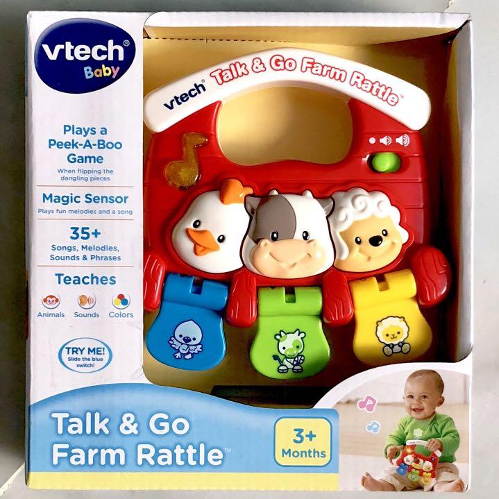 Vtech baby talk store and go farm rattle