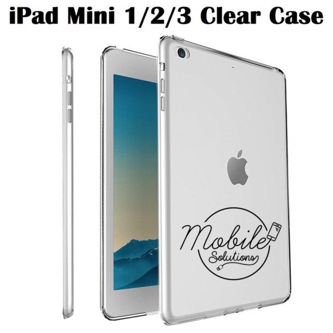 Ipad Mini 1 2 3 Clear Transparent Tpu Case Anti Water Mark Mobile Phones Tablets Mobile Tablet Accessories Mobile Accessories On Carousell