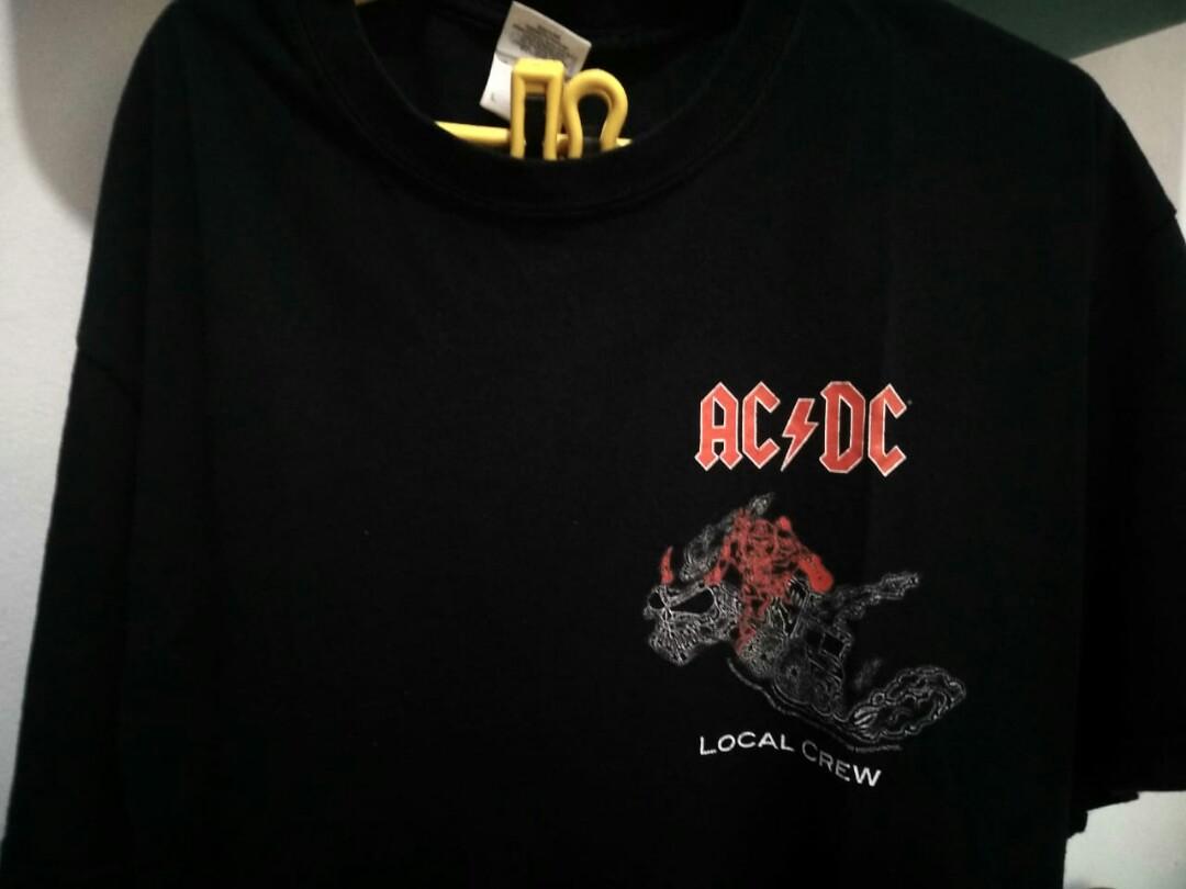 Kaos Band Acdc Original Fesyen Pria Pakaian Di Carousell