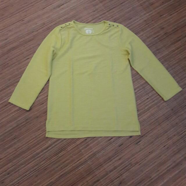 Download Kaos Lengan Panjang Kuning - Desain Kaos Menarik