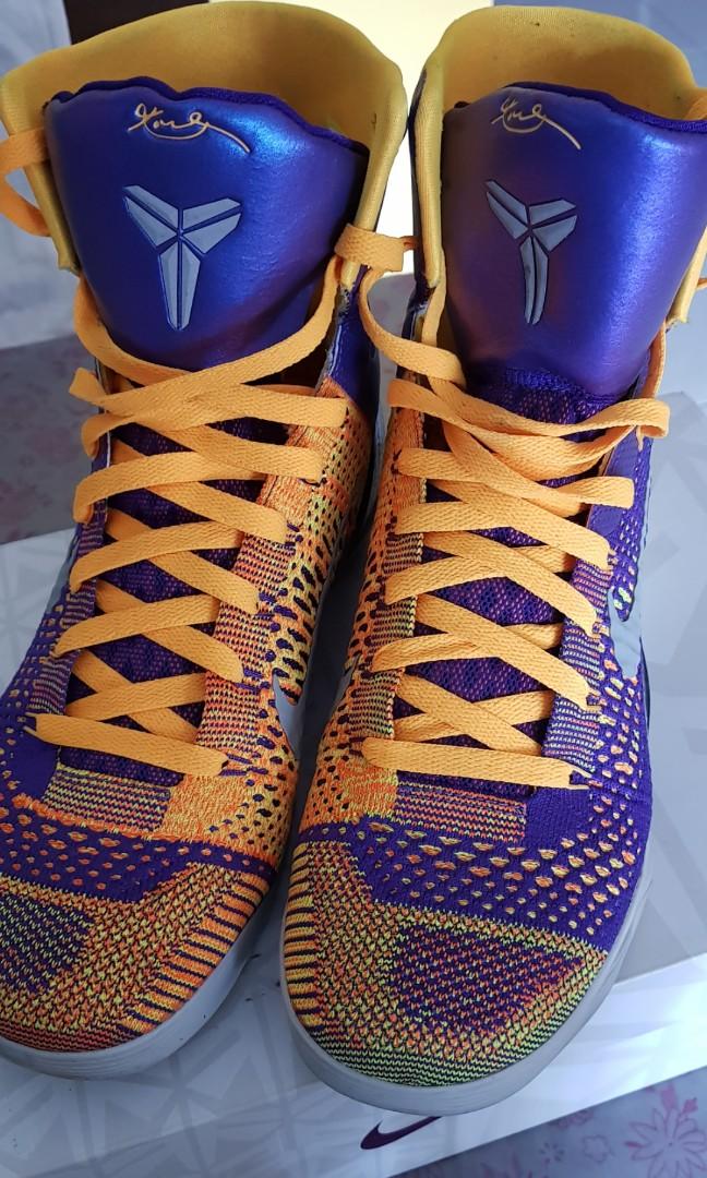 kobe 9 elite lakers