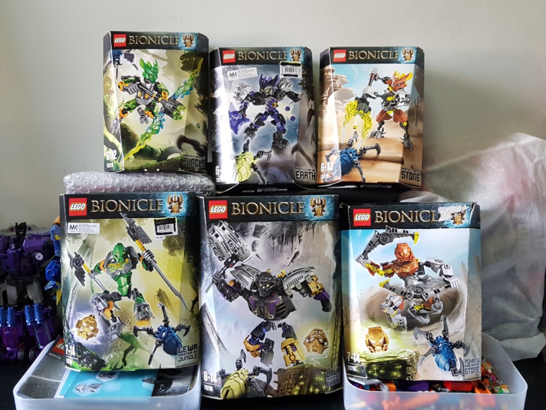 Lego Bionicle Combining Sets 70778 70779 70781 70784 70785
