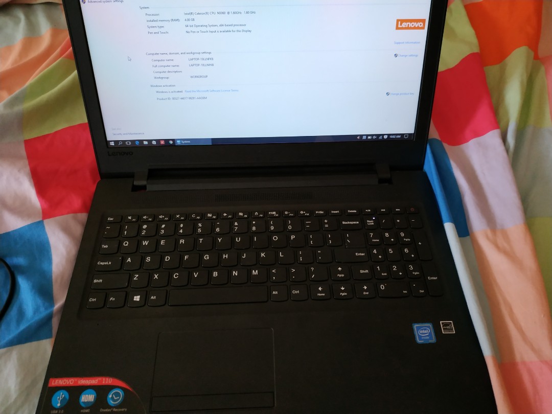Lenovo Ideapad 110 15ibr Computers Tech Laptops Notebooks On Carousell