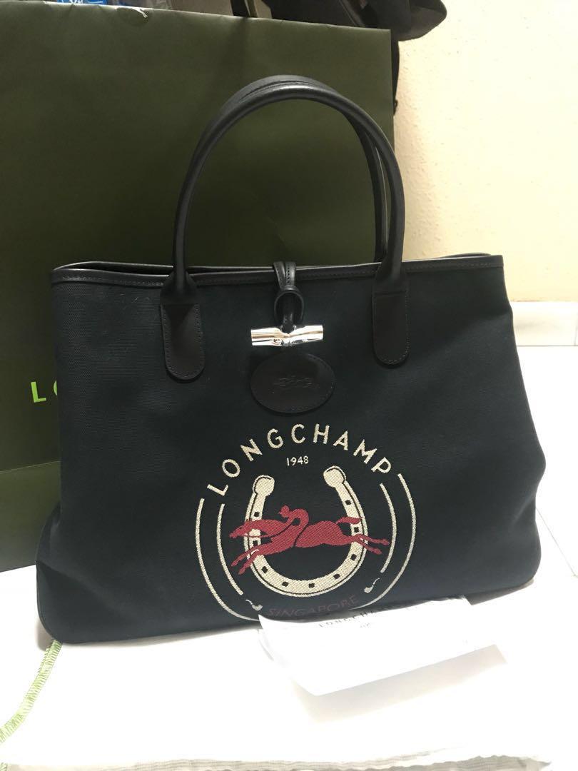 Longchamp limited edition Singapore tote bag