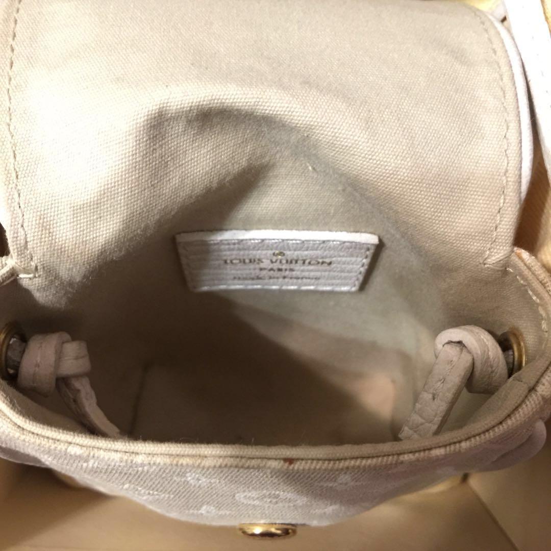 Louis Vuitton Dune Monogram Mini Lin Canvas Pochette Cancun Bag