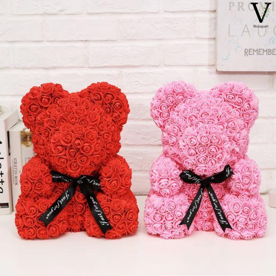 love heart rose bear limited edition