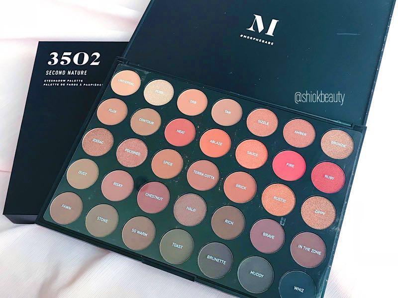 Morphe 35O2 Second Nature Palette, Beauty & Personal Care, Face, Makeup on Carousell
