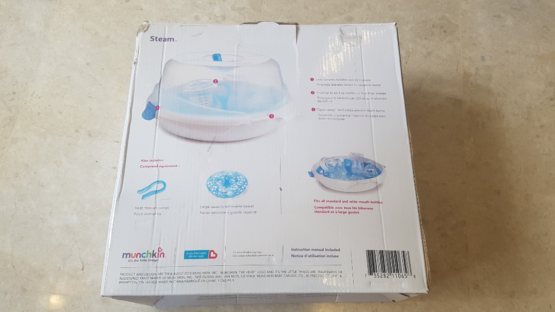 munchkin microwave sterilizer manual