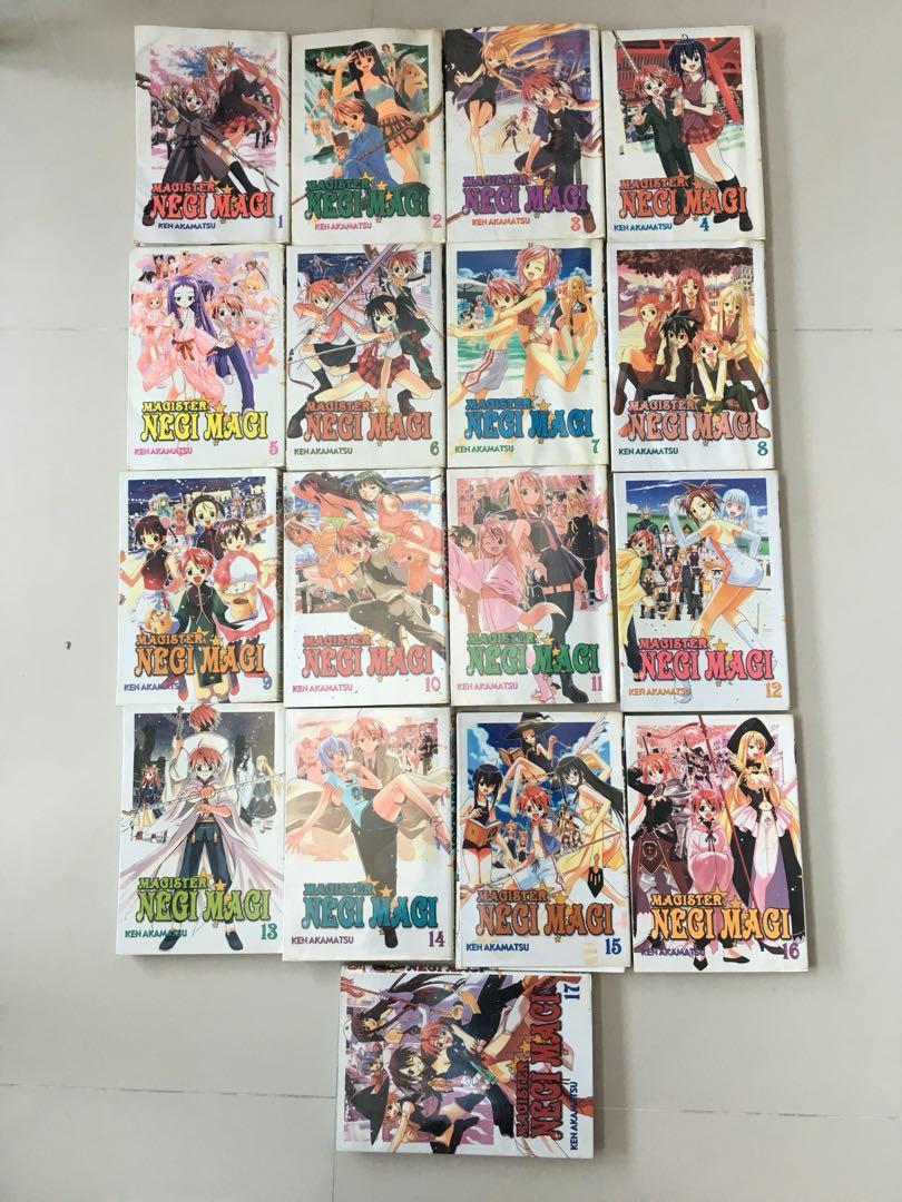 Negi Magi Manga Volume 1 17 Books Stationery Comics Manga