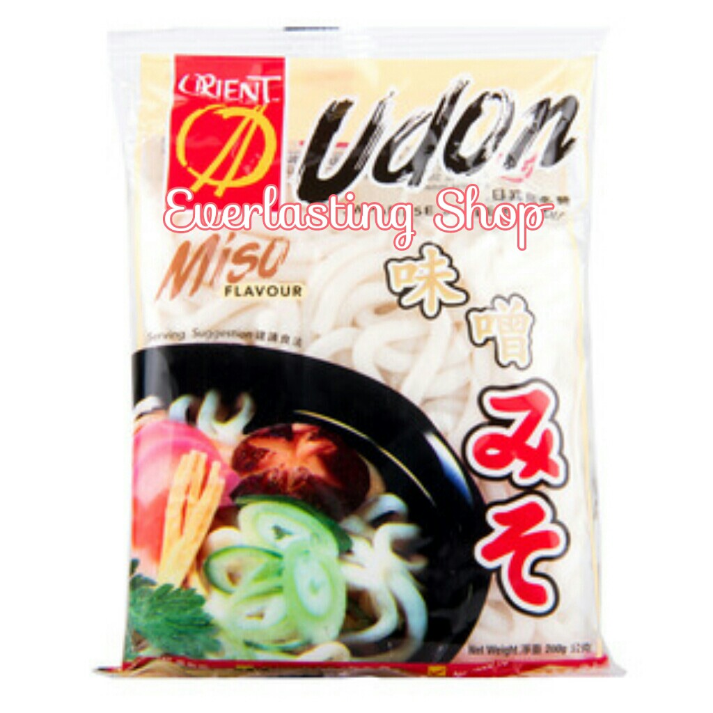 Orient Miso Udon Flavour Noodle With Soup Mie Beku Mi Basah Instant Instan Japanese Style Cold Noodles Makanan Minuman Makanan Instan Di Carousell
