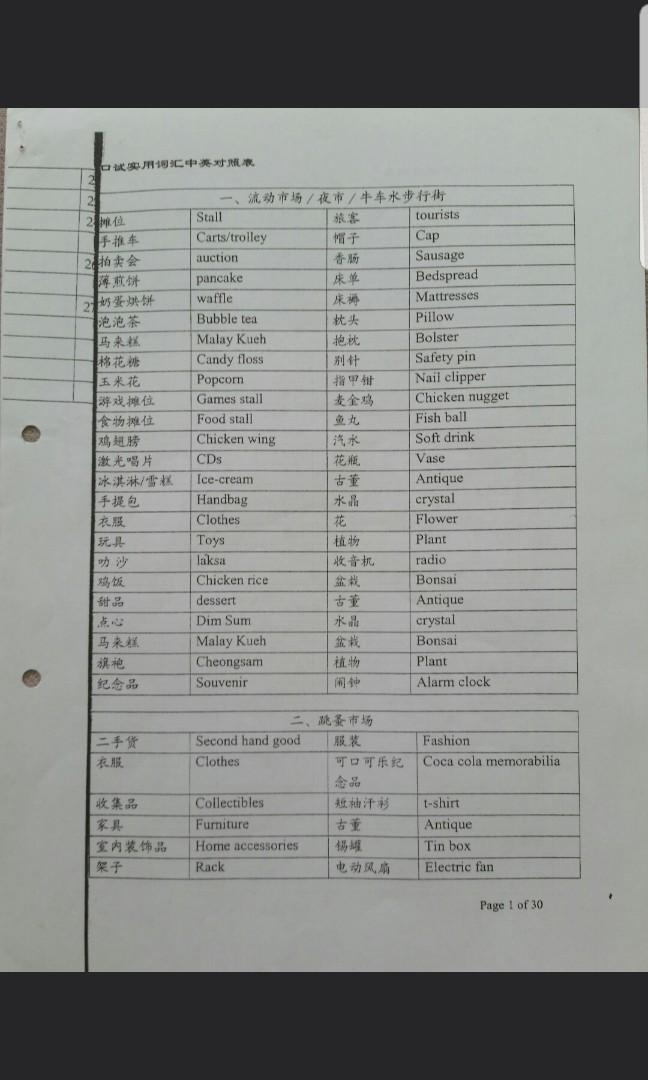 souvenir translation english