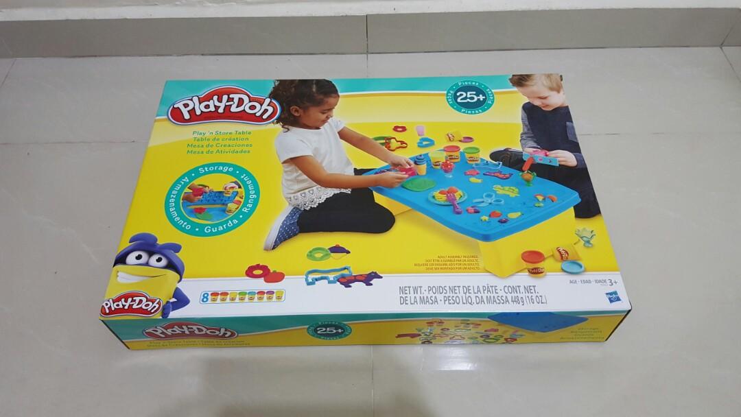 play doh store table