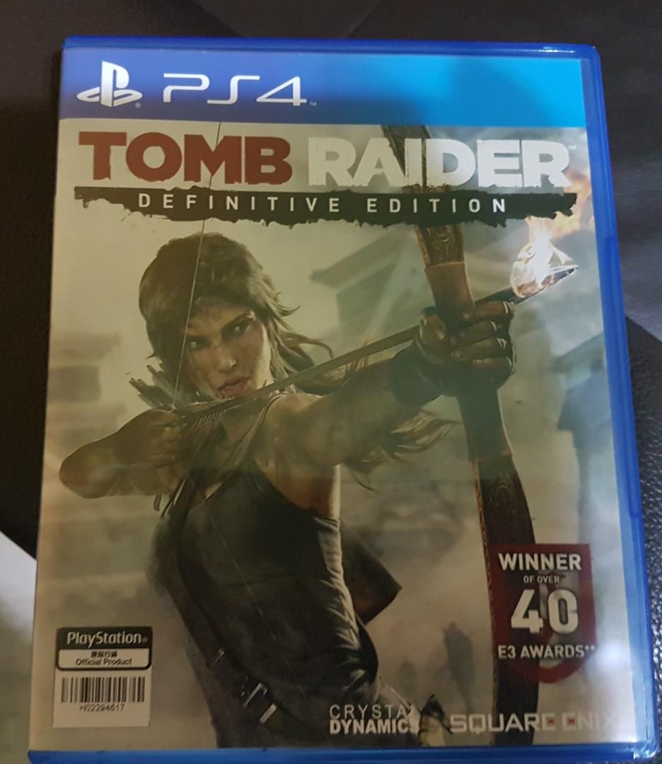 Ps4 Tomb Raider Definitive Edition Subtitle Chinese English Korean Toys Games Video Gaming Video Games On Carousell