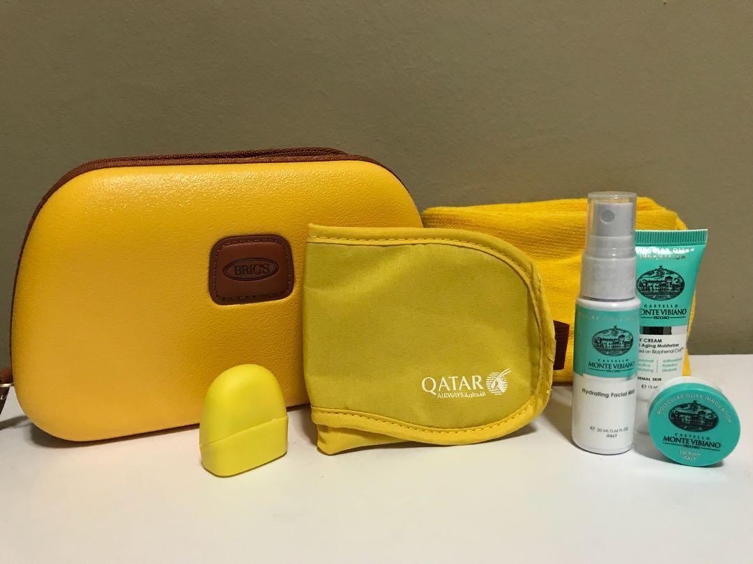 Qatar Airways Business Class BRIC’S Amenity Kit, Hobbies & Toys, Travel