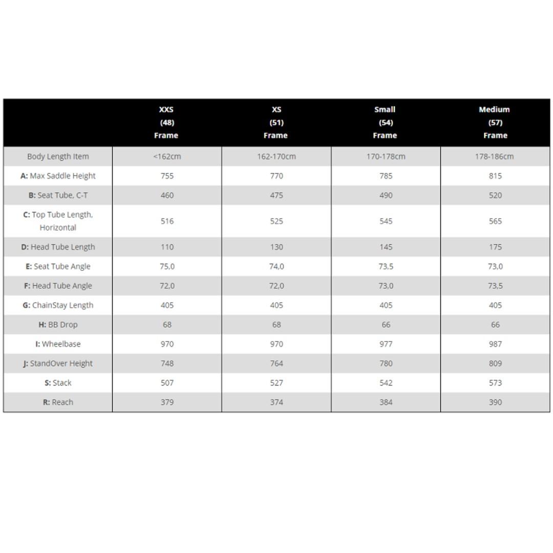 Ridley noah deals size chart