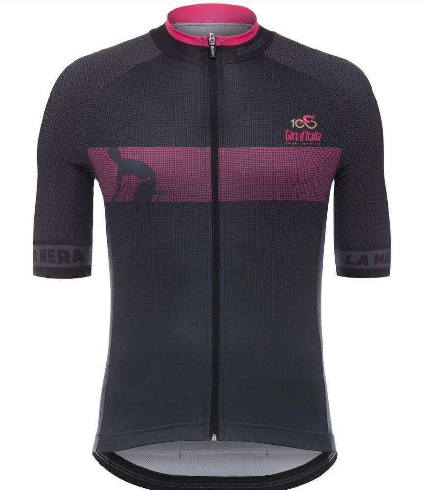 Santini Giro d Italia Maglia Nera Cycling Jersey Size L Sports