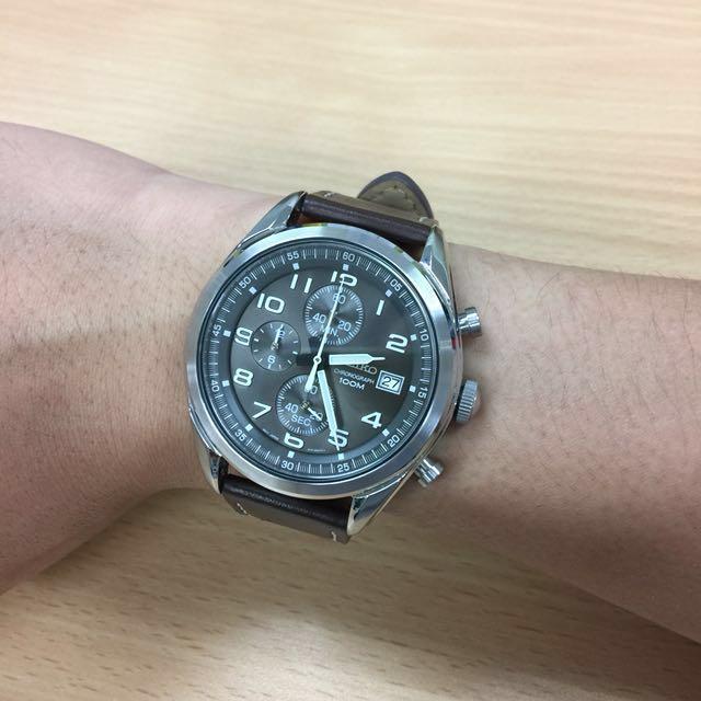 Seiko Aviator Chronograph SSB275, Men's Fashion, Watches & Accessories,  Watches on Carousell