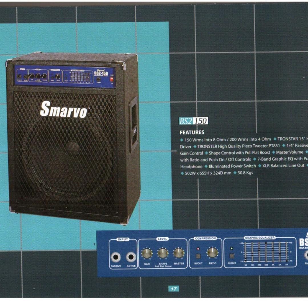 Smarvo-150 watts Bass amplifier (BS2