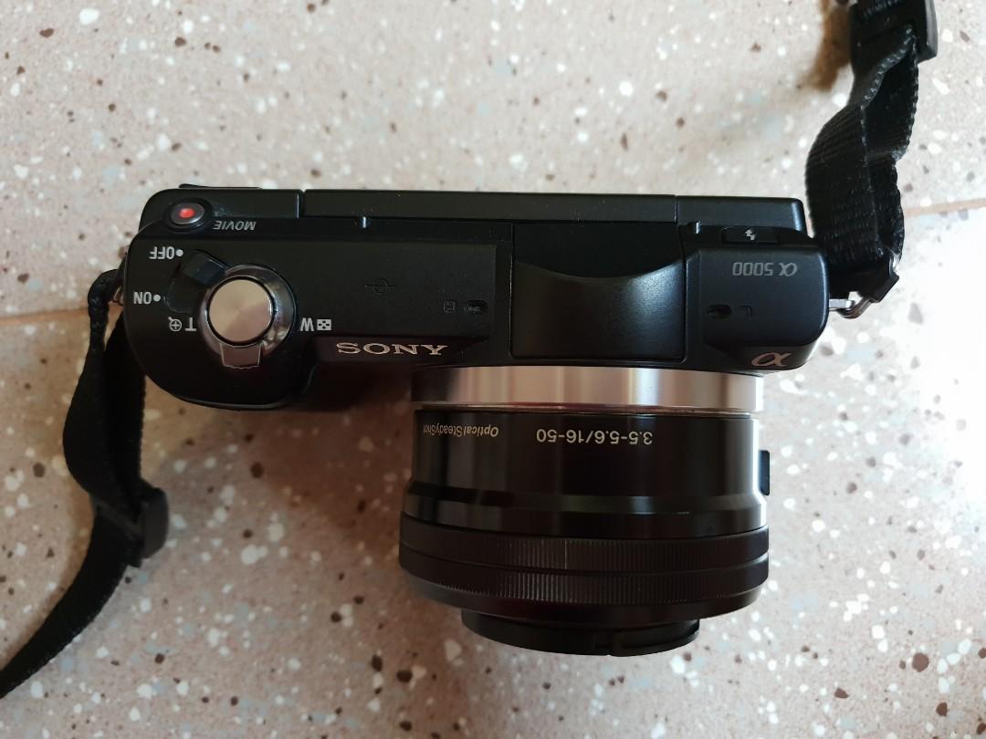 Sony A5000 with kit lens, Photography, Cameras on Carousell