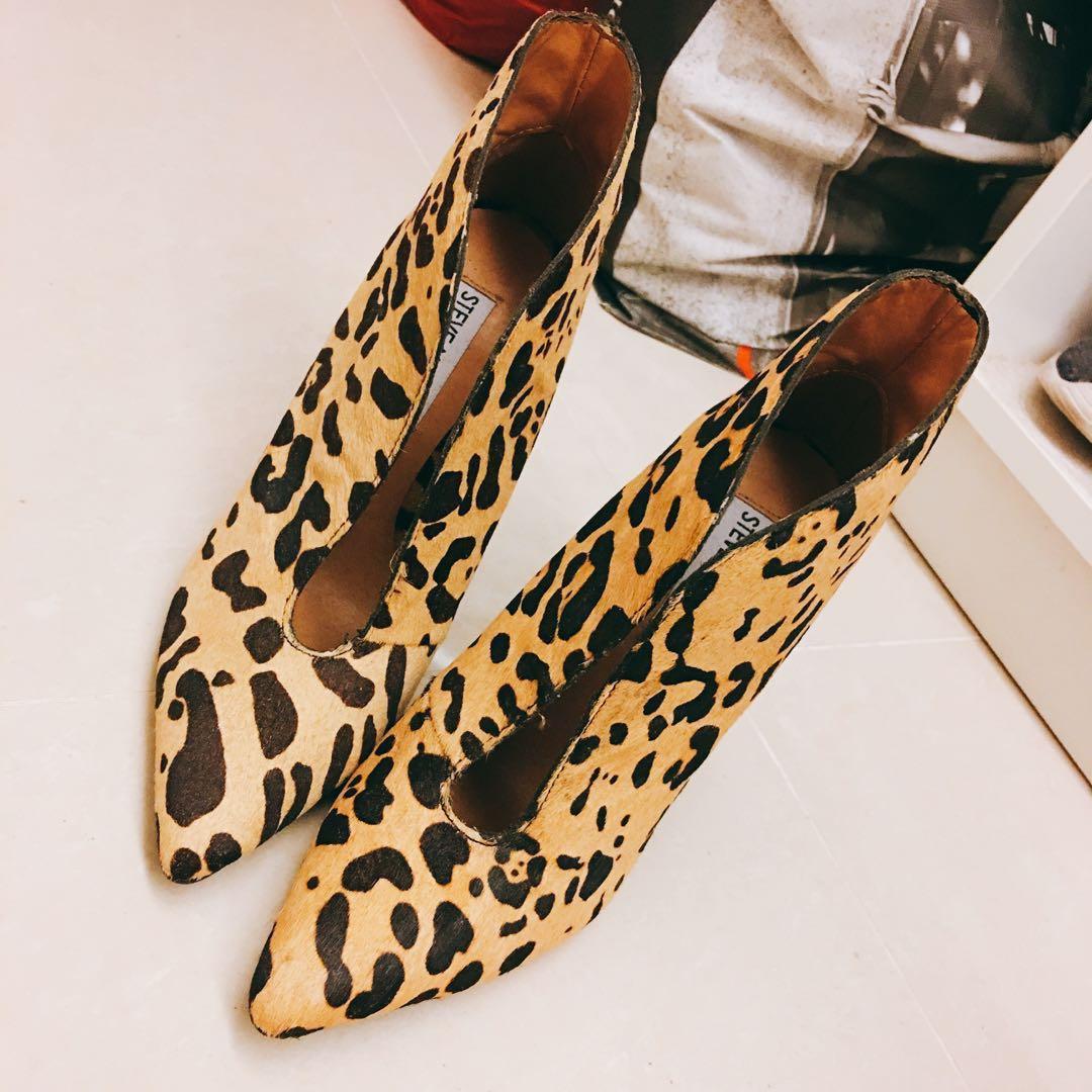 Steve Madden Leopard Ankle Boots, Women 