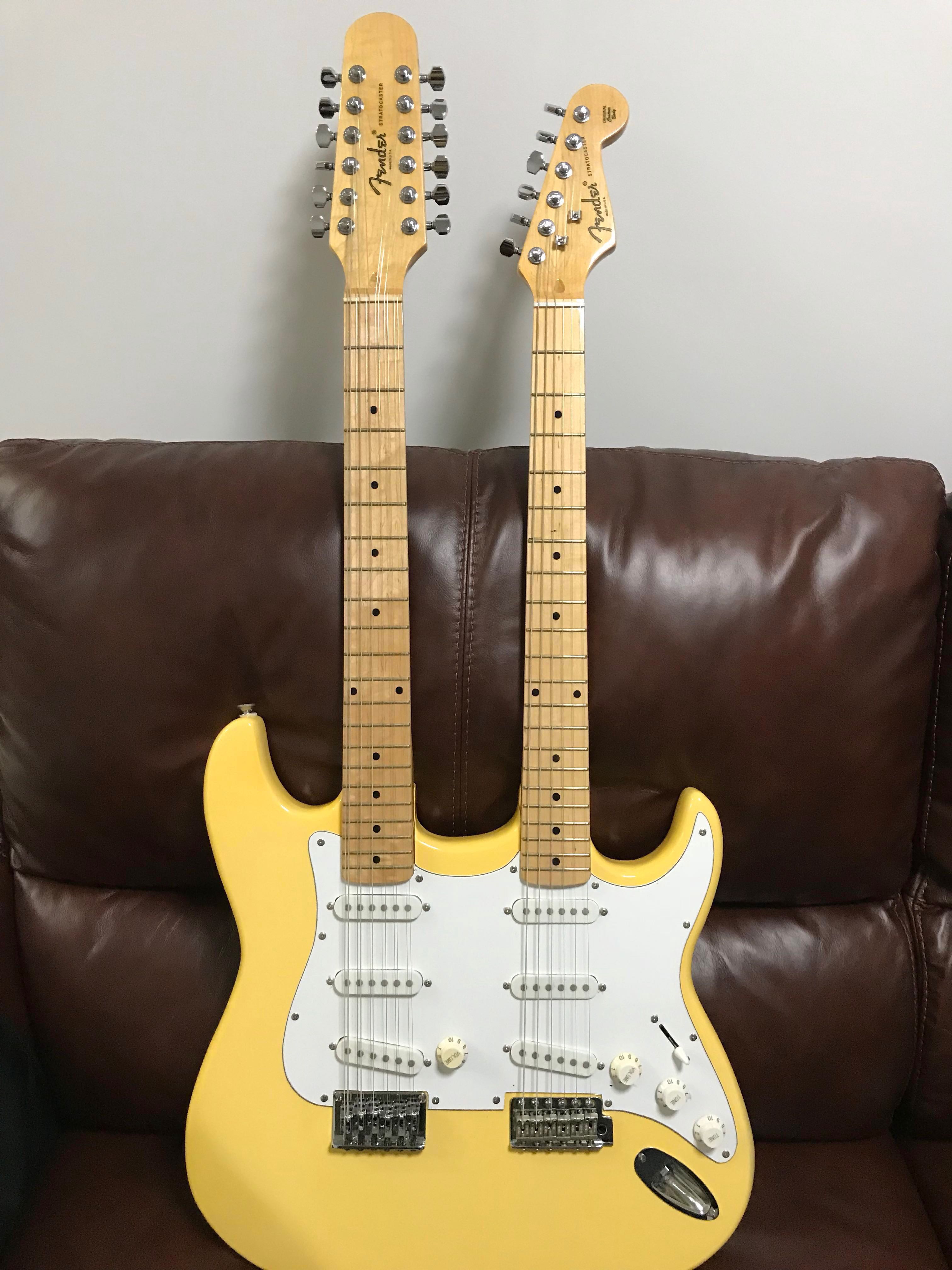 Double neck store stratocaster