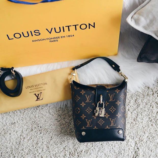 tas satchel Louis Vuitton Monogram Reverse Bento Box BB Satchel