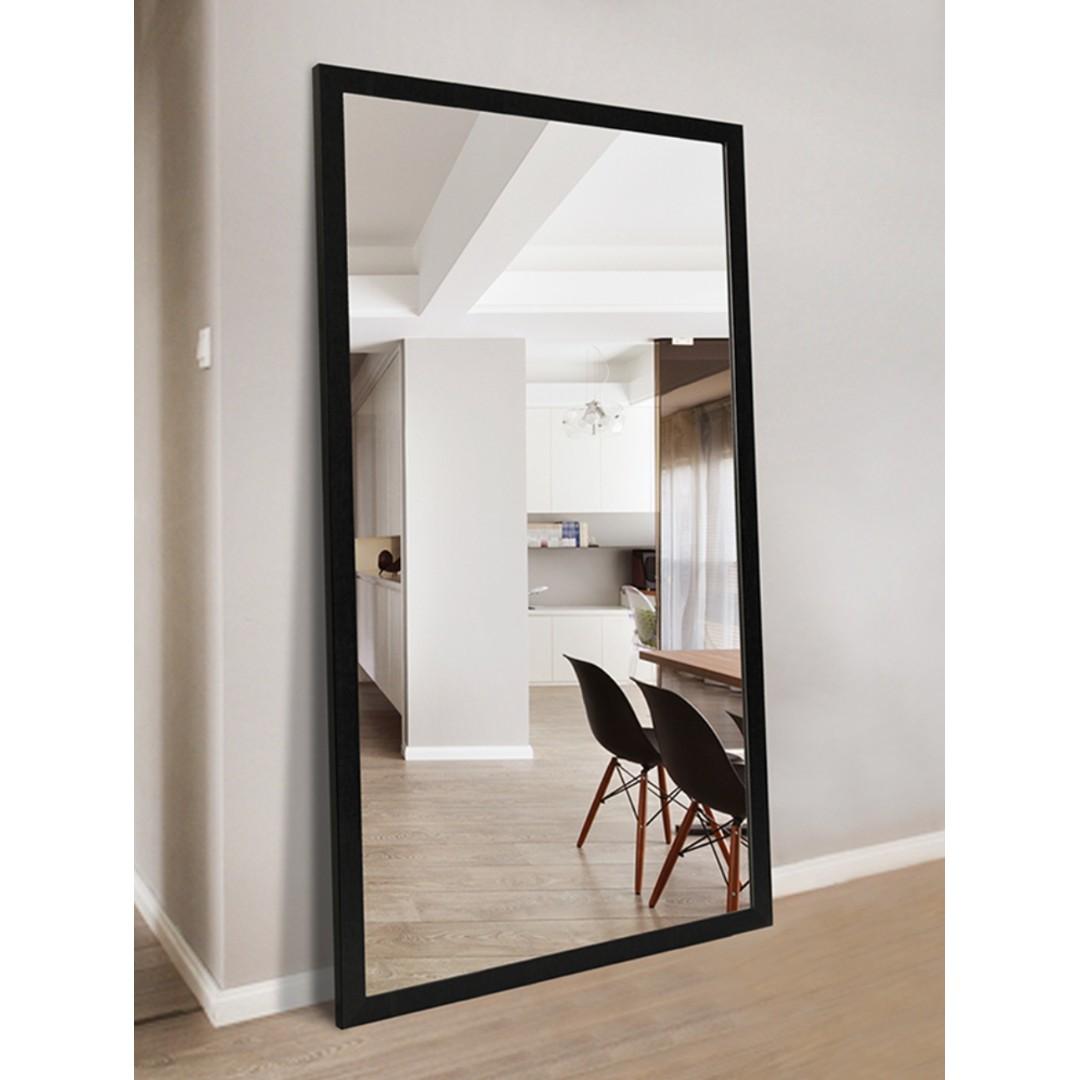 Full Length Black Mirror Furniture Home Decor Others On Carousell