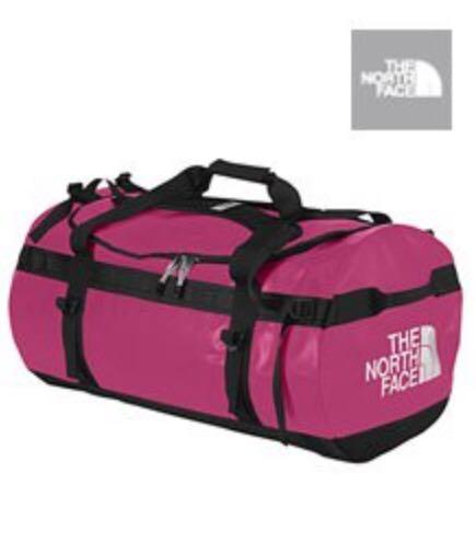 north face pink bag