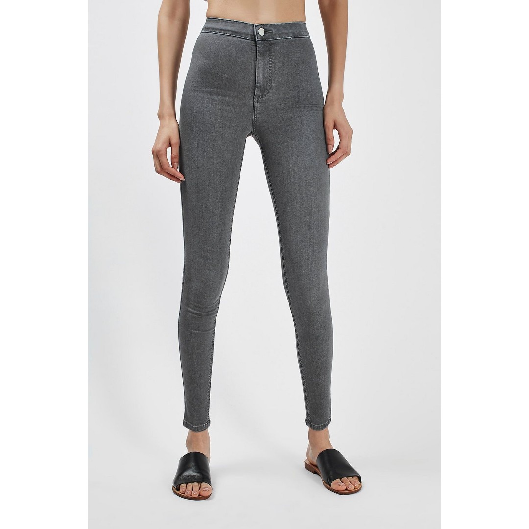 topshop grey joni jeans