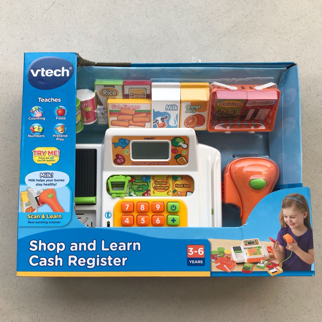 Vtech shop and learn top cash register