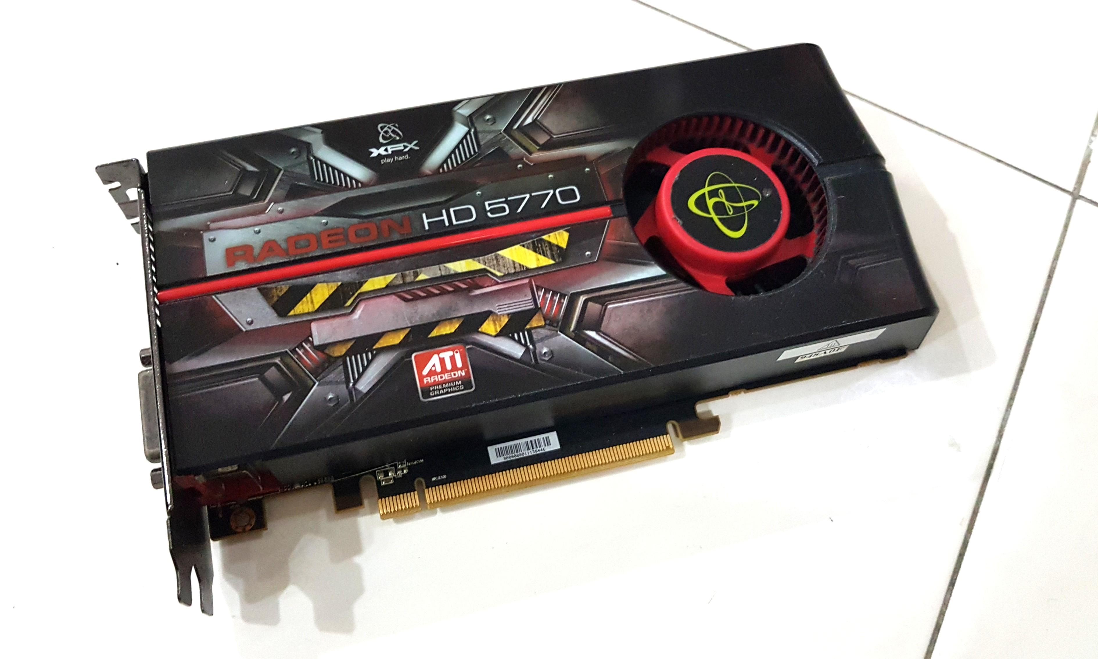 Xfx Ati Radeon Hd 5770 1gb Graphic Card Computers Tech Parts Accessories Networking On Carousell