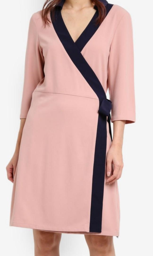 zalora wrap dress