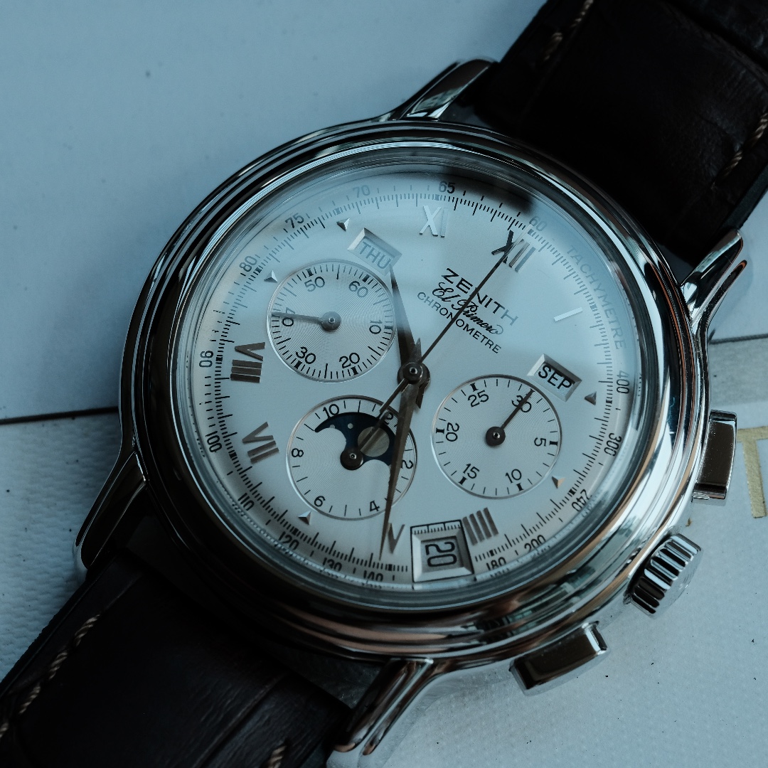 Zenith Chronomaster El Primero MoonPhase Triple Calendar Watch