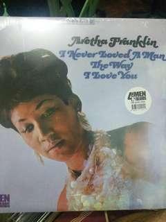 Aretha Franklin I NEVER LOVED A MAN THE WAY I LOVED YOU vinyl (never played/opened)