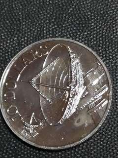Singapore $10 Satellite coin 1980