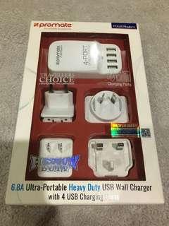 Promate ultra portable usb wall charger