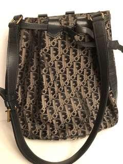 Authentic Vintage Christian Dior bucket bag