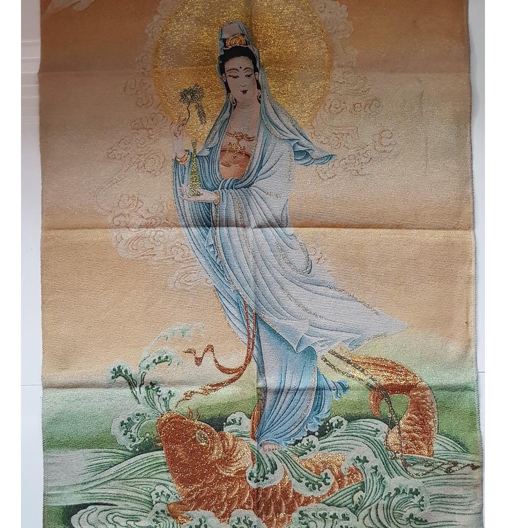 Details about   36" Tibet Tibetan Cloth Silk Yellow Tara Guanyin Kwan-yin Tangka Thangka Mural