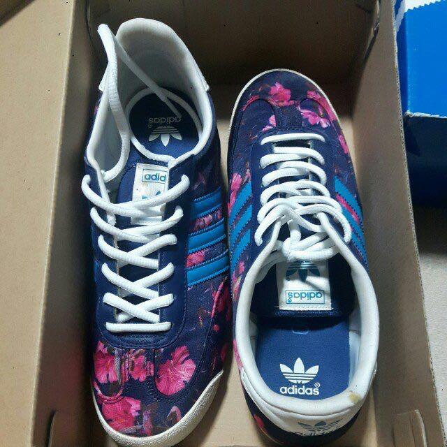 Adidas Dragon Floral J Women s Fashion Footwear Sneakers on