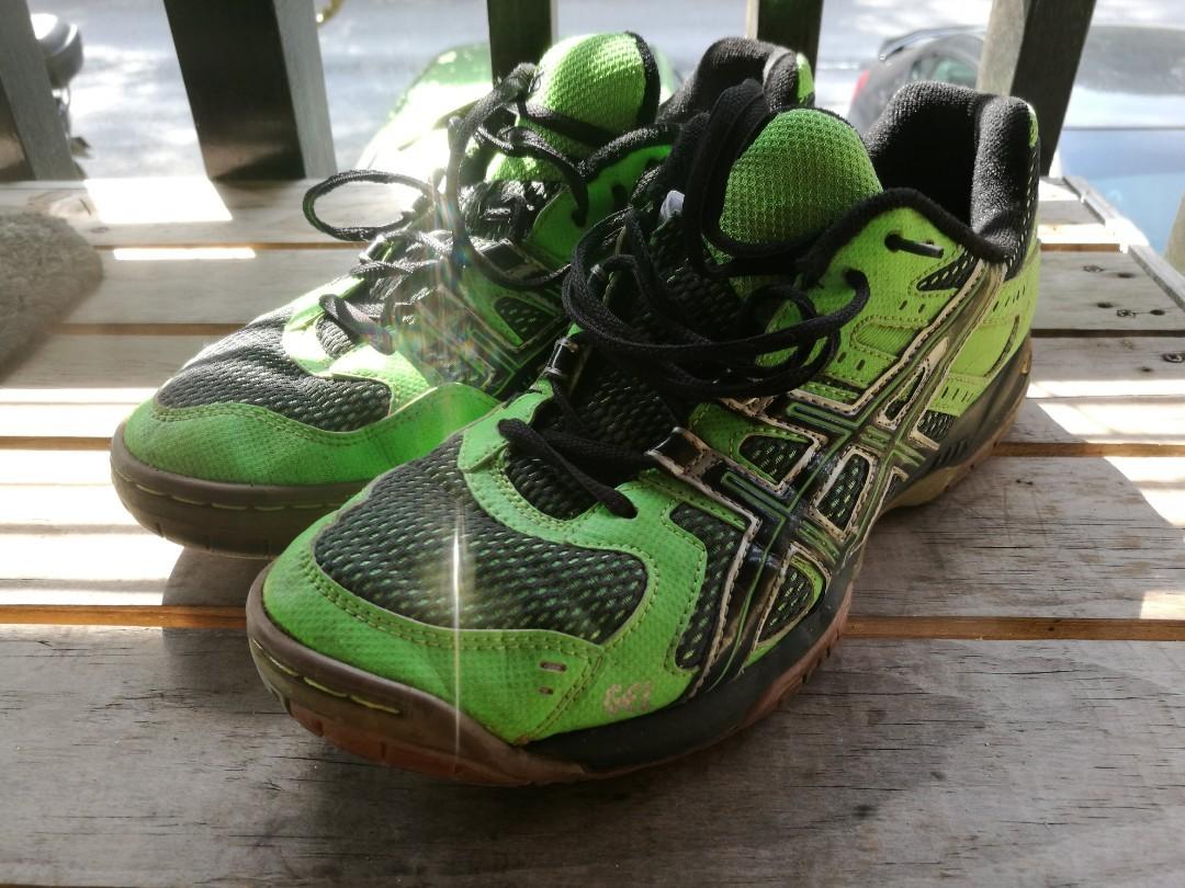 Asics gel top rocket green