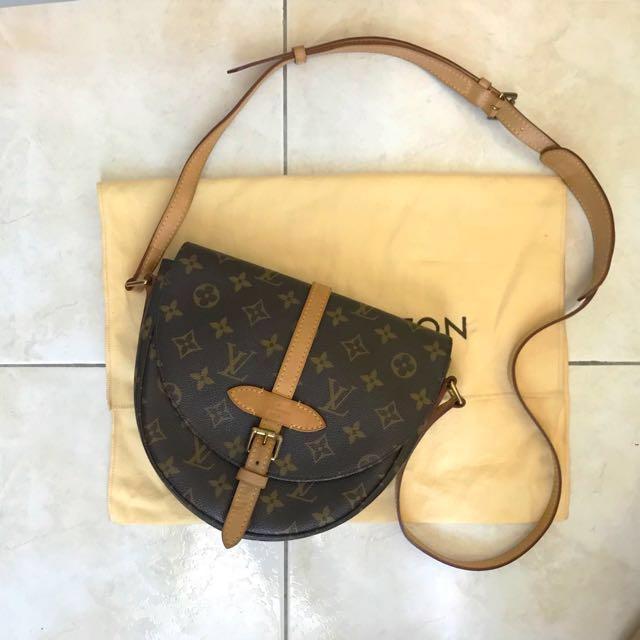 Auth Louis Vuitton Monogram Chantilly GM M40647 Women's Shoulder Bag